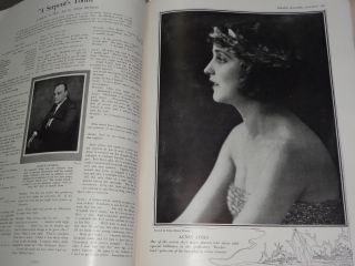 Theater Magazine Nov 1922 Spicy Art Deco Jazz Age Flappers Agnes Ayers