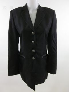 ESCADA Margaretha Ley Black Long Sleeve Blazer Coat 36