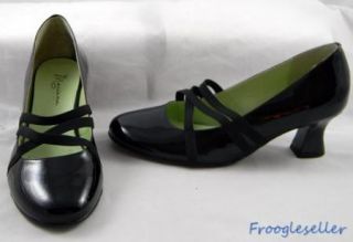 Mariana by Golc Womens Heels Shoes 8 5 M Black Patent Leather