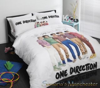 One Direction 1D Design 2 Single Bed Quilt Cover Set Great Gift Idea
