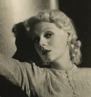 Vintage 1930s Marie Wilson Photograph Art Deco Glamour Portrait Scotty