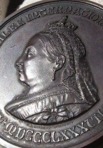1887 Australia Adelade Jubilee Exhibition Bronze Medal for Services