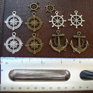 Drawer Lot Wholesale Nautical Marine Anchor SHIP Wheel Compass Antique