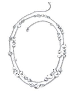 Nine West Necklace, Tri Tone Orbital Pendant   Fashion Jewelry