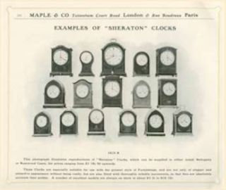 Maple& Co. were well known makers and retailers of furniture from the