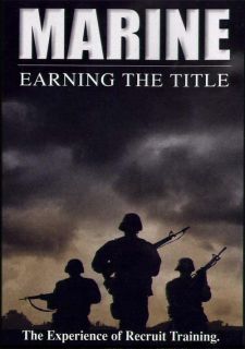 USMC Marine Corps DVD Earning Title of Boot Camp Honor Courage