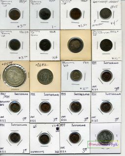 You are bidding on a Miscellaneous Lot of New and Old World Coins. It