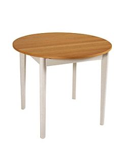 Linea Sicily extending oval kitchen table   