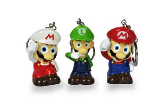 Set Nintendo Super Mario Bros Figure Key Chain 11pcs M103