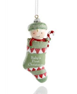 Midwest Christmas Ornament, Babys First Christmas Stocking