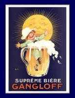 Supreme Biere Gangloff Beer Poster by Marcellin