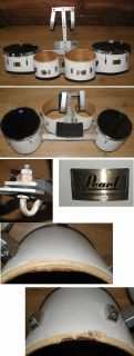Pearl Competitor Series Marching Band Quad Drums with Carrier NR Parts