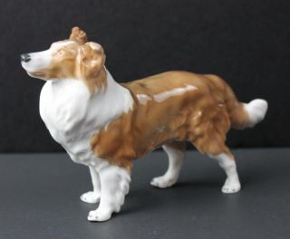 meissen germany porcelain collie dog figurine statue meissen mark