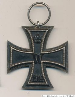 german medal IRON CROSS manufacturer mark EK2 from war 1914 / 1918 WW1
