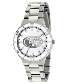 Game Time Watch, Womens San Francisco 49ers White Ceramic and