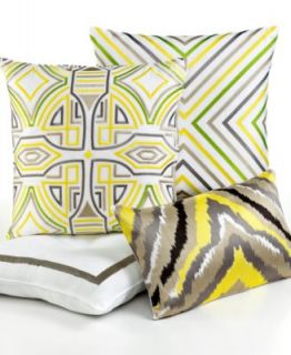 Trina Turk Bedding, Ikat Stripe Dyed 12 x 20 Decorative Pillow