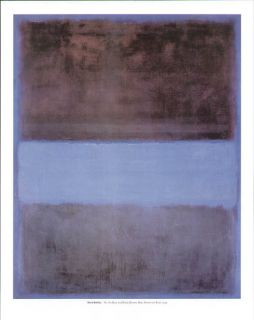 Mark Rothko Print No 61 Rust and Blue Abstract