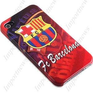 Barcelona Pattern Protective Back Cover Case for Apple iPhone 4G 4S