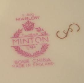 Minton Marlow Bone China Dinner Plate