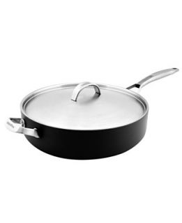 GreenPan Covered Sauté Pan, 11 Hard Anodized with Helper Handles