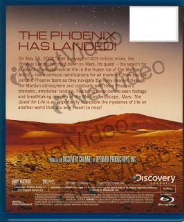Mars The Quest for Life Blu Ray New Blu Ray