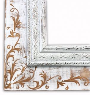 Marseilles White Picture Frame Solid Wood