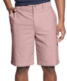 Nautica Shorts, Cotton Twill Flat Front Shorts   Mens Shorts