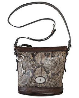 Fossil Handbag, Maddox Python Crossbody   Handbags & Accessories