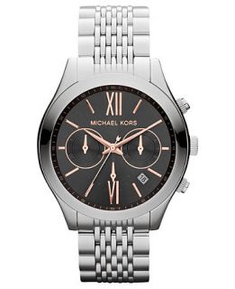 Michael Kors Watch, Womens Chronograph Stainless Steel Bracelet 42mm