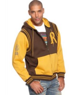 Rocawear Hoodie, Color Block Sweatshirt   Mens Hoodies & Track Jackets