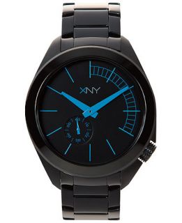 XNY Watch, Mens Tailored Streetwear Black Ion Finish Stainless Steel
