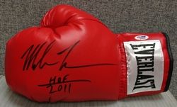Mike Tyson HOF 2011 Signed Autographed New Everlast Boxing Glove PSA