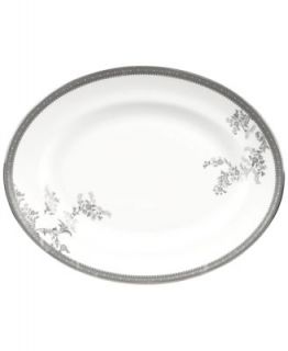 Vera Wang Wedgwood Dinnerware, Lace Oval Vegetable Bowl   Fine China