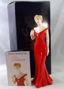 Royal Worcester Figurine Diana The Peoples Princess Tribute Issue