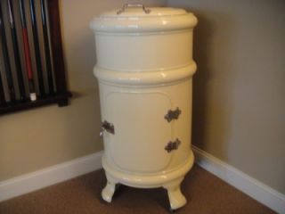 1908 White Frost Restored Ice Box Refrigerator Wine Beer Cooler