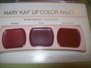 Mary Kay Lip Color Palette Warm Bronze Nutmeg Ruby