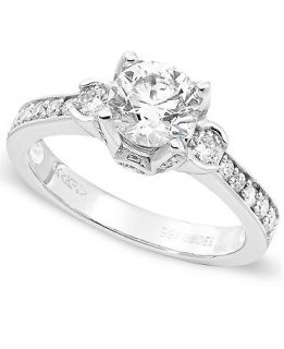 Diamond Ring, 14k White Gold Certified Diamond Engagement (1 3/4 ct