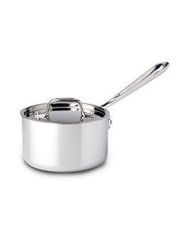 All Clad Stainless Steel Covered Saucepan, 1.5 Qt.   Cookware