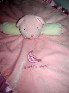 Mary Meyer Baby Sleepy Head Pink Bear Blanket Plush