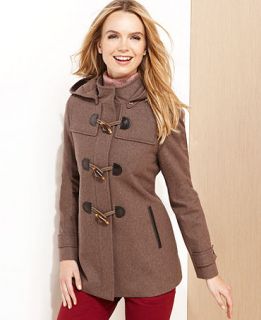 Esprit Coat, Hooded Toggle Wool Blend Duffle   Womens Coats