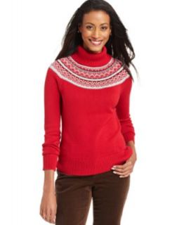 Tommy Hilfiger Sweater, Long Sleeve Heathered Cable Knit