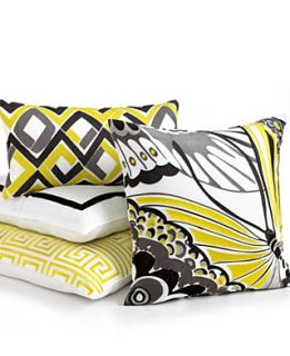 Trina Turk Bedding, Trellis Black Decorative Pillows