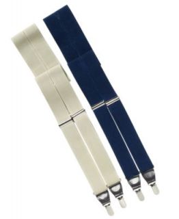Club Room Elastic Clip on Suspenders   Mens Belts, Wallets