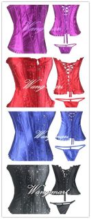 Colours Sexycorset Bustier G String Size s 6XL C18