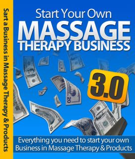 or Career in Massage Therapy and Products Full Business Kit