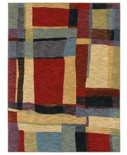 Liora Manné Area Rug, Amalfi 1966/27 Square In Square Autumn 76 x 9