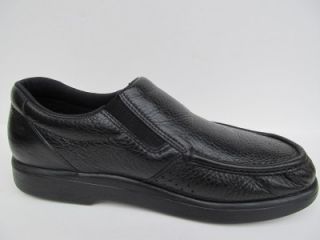 SAS Side Gore Black Leather Loafers Walking Shoes Mens 11 5 W