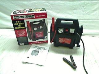 12 volt power supply and 260 PSI air compressor in one handy unit