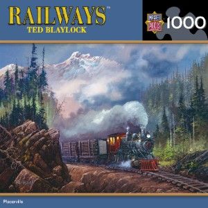 Masterpieces Ted Blaylock Placerville Train Jigsaw Puzzle 1000 PC