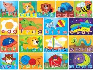 Masterpieces Spelling Learning Games for Kids Educational Puzzle 60 PC